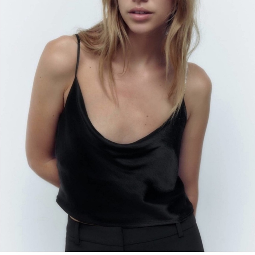 Zara cropped tank